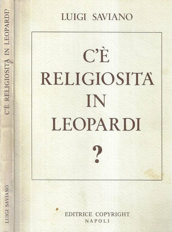 C'è religiosità in Leopardi? | Immagine principale