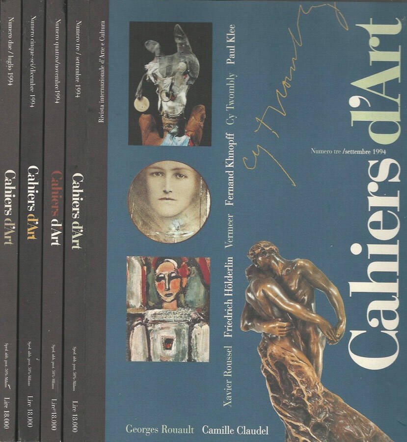 Cahiers d'Art, numero tre, settembre; numero quattro, novembre; numero cinque-sei, …