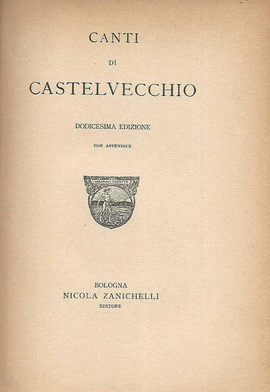Canti di Castelvecchio
