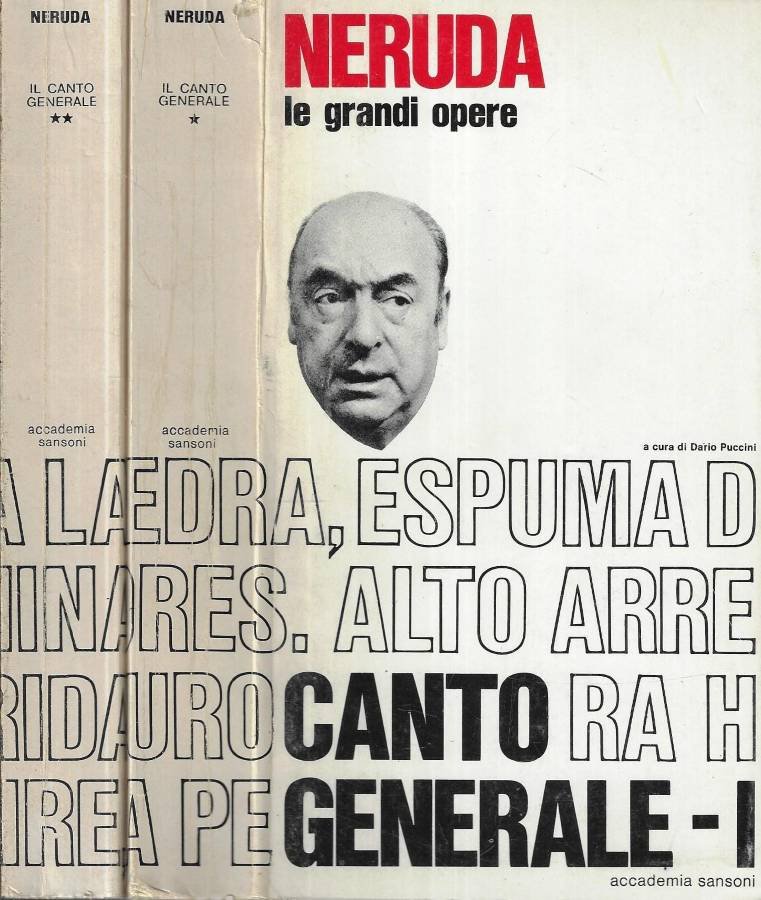 Canto generale Vol. I - II | Immagine principale