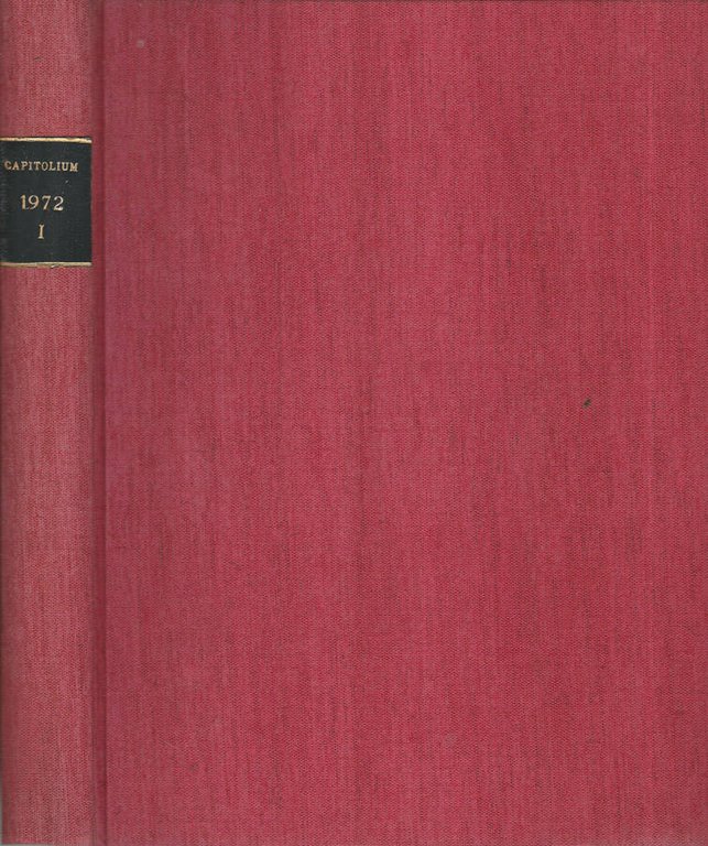 Capitolium, la Rivista di Roma, 1972 | Immagine Gallery 2