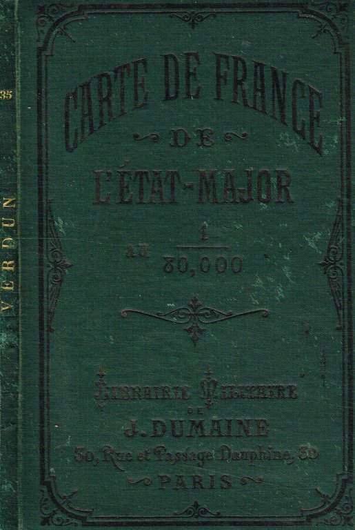 Carte de France de l'état-major ai 1/80.000