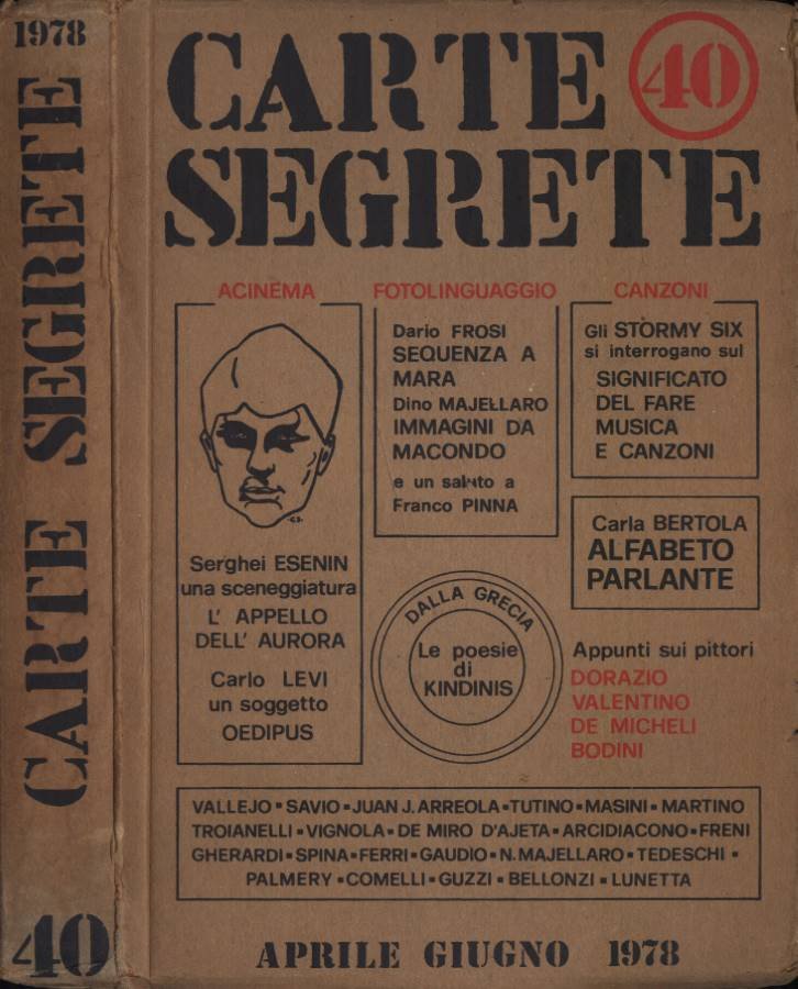 Carte Segrete n. 40 aprile - giugno 1978
