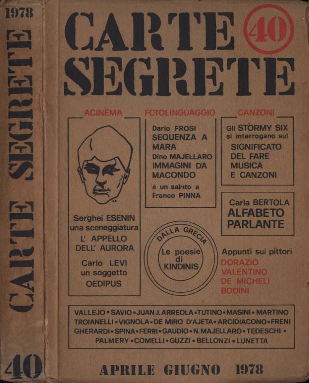 Carte Segrete n. 40 aprile - giugno 1978