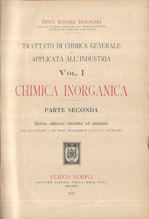 Chimica Inorganica Parte Seconda