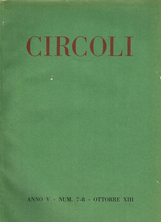 CIRCOLI anno V n.7-8 | Immagine Gallery 2