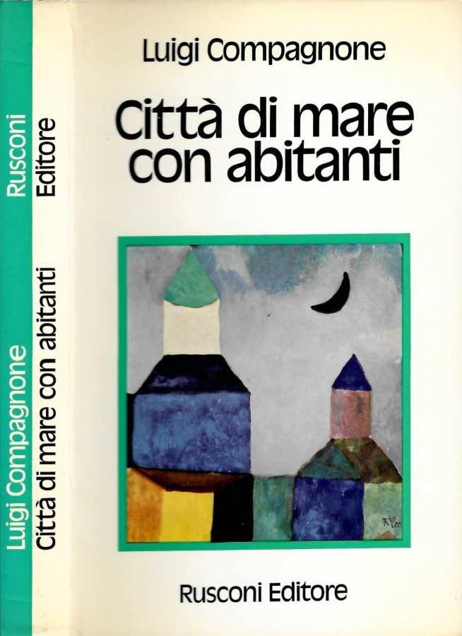 Città di mare con abitanti