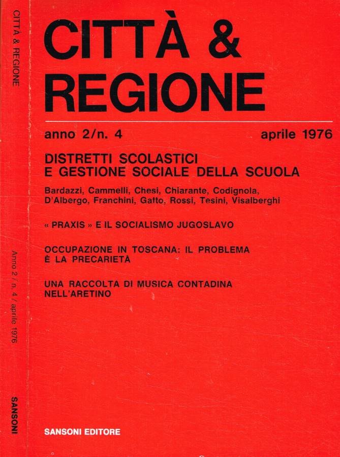 Città & regione anno 2, n.4, aprile 1976