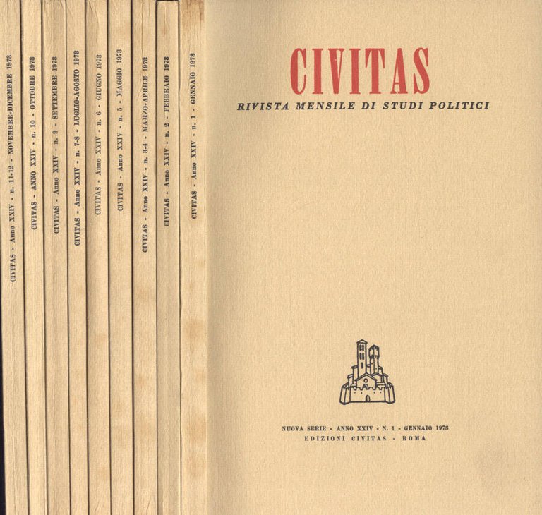 Civitas Anno XXIV n. 1, 2, 3 - 4, 5, …
