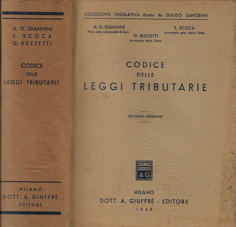 Codice delle leggi tributarie