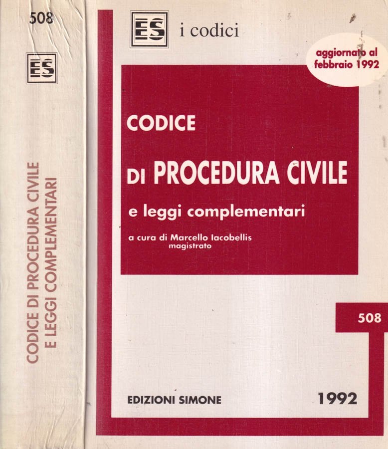 Codice di procedura civile e leggi complementari