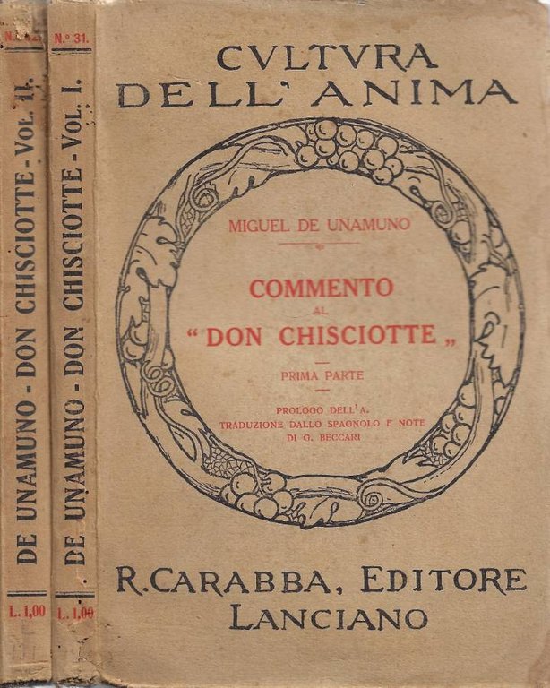Commento al "Don Chisciotte". Vol. I, Vol. II