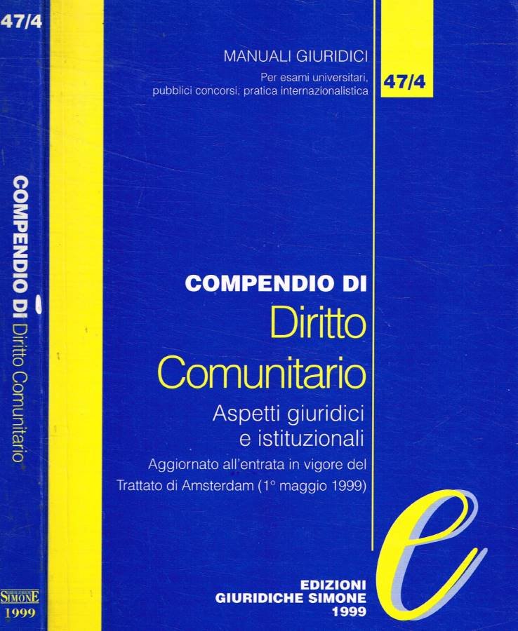 Compendio di diritto comunitario