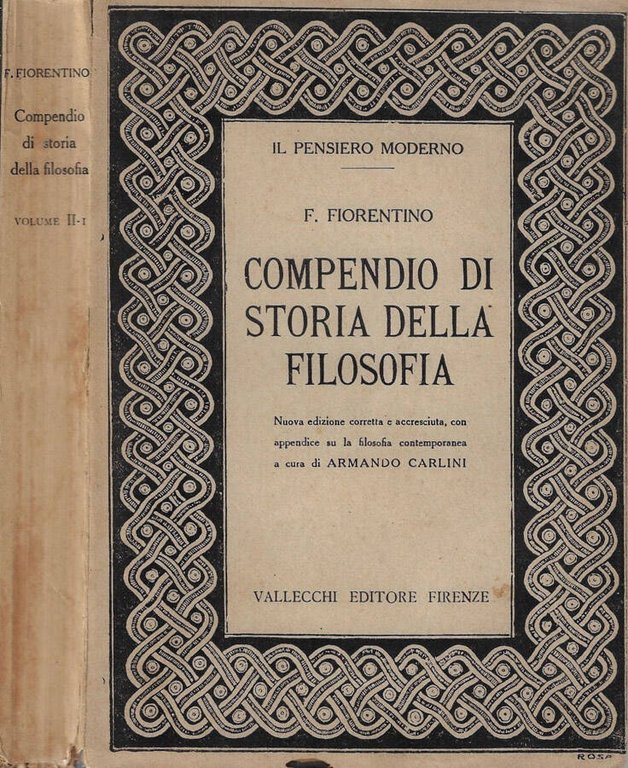 Compendio di storia della filosofia Vol II Parte I