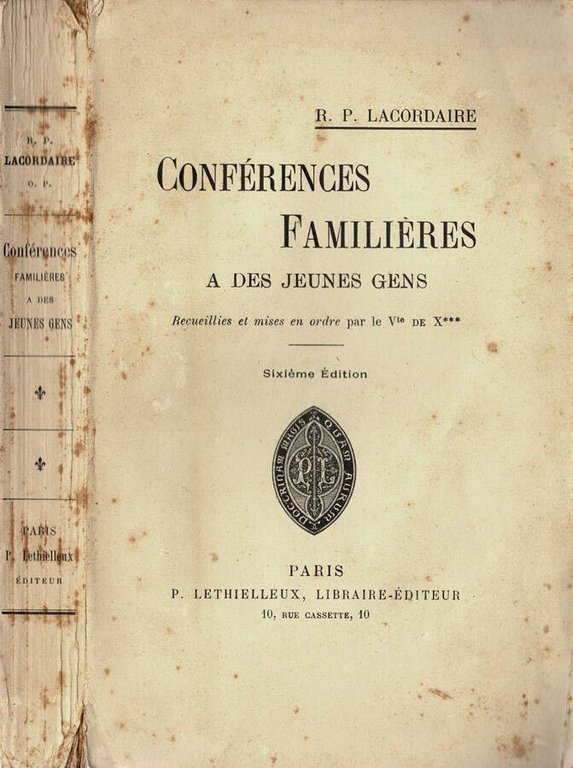 Conferences Familières a des jeunes gens