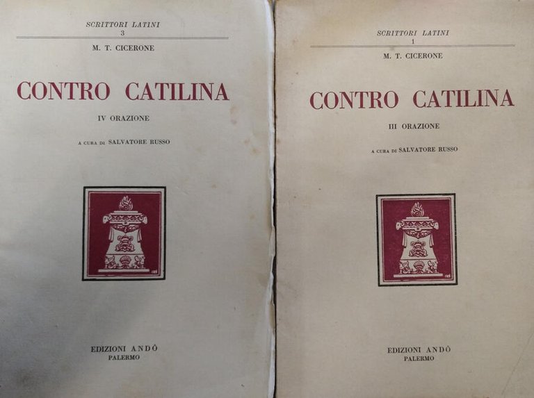 CONTRO CATILINA VOL.III IV