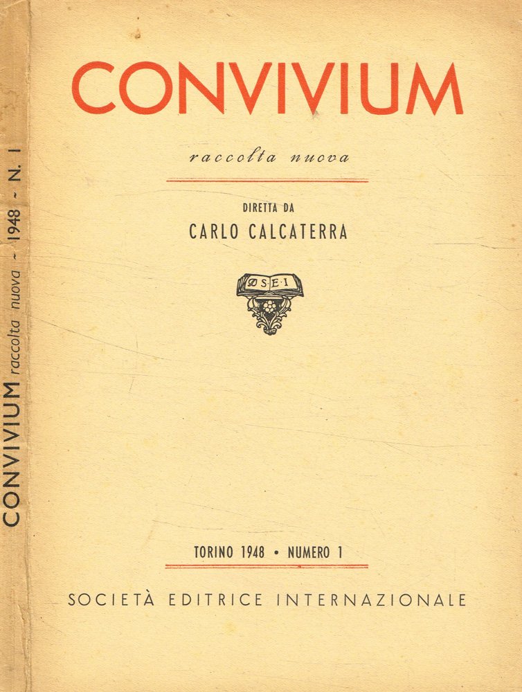 Convivium. Raccolta nuova, n.1, 1948