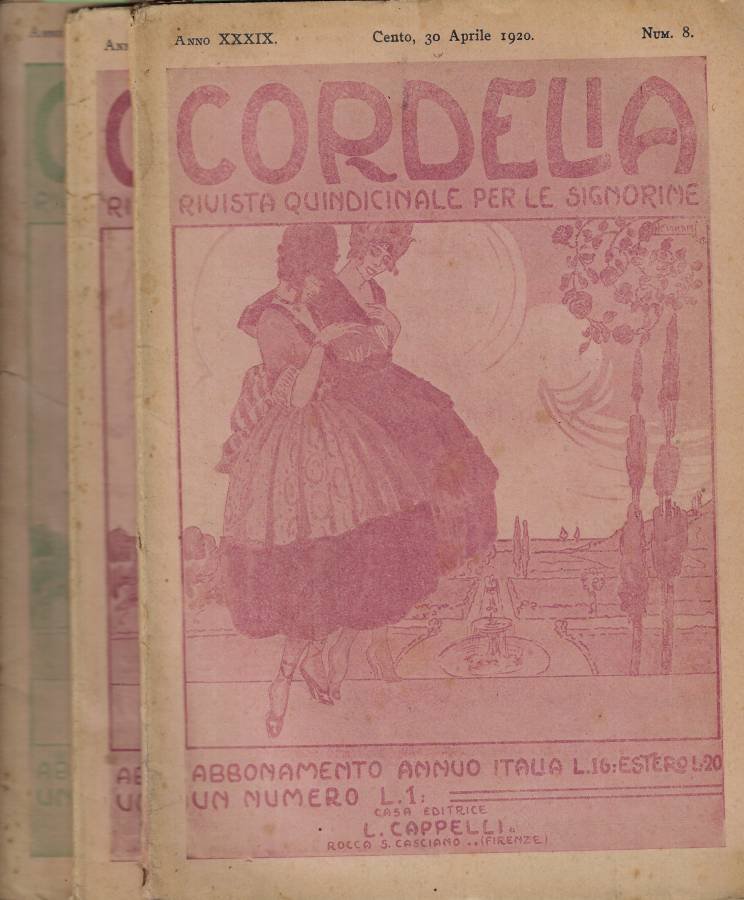Cordelia n. 8-13-15 Anno 1920 | Immagine principale