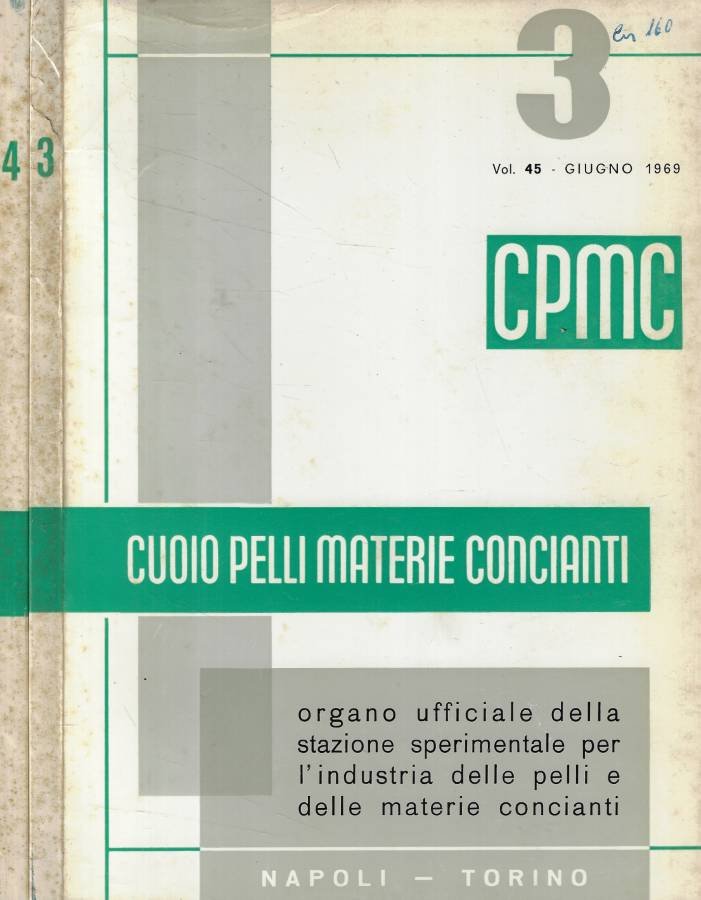 CPMC- Cuoio Pelli Materie Concianti n. 3-4 Anno 1969 | Immagine principale