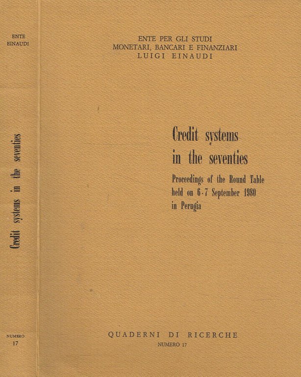 Credit systems in the seventies. Proceedings of the Round Table … | Immagine Gallery 2