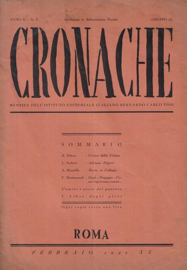 Cronache n. 2 Anno 1942