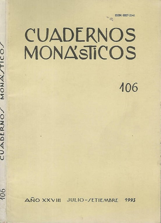 Cuadernos monasticos n. 106