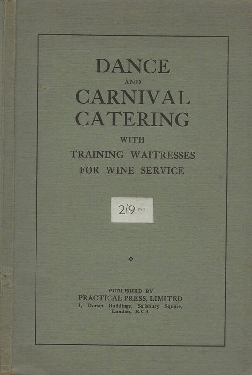 Dance and Carnival Catering with training waitresses for wine service