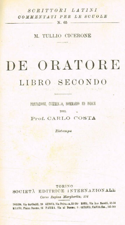 De Oratore libro secondo | Immagine Gallery 2