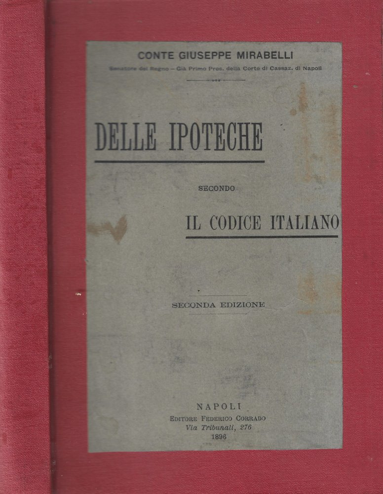 Delle ipoteche