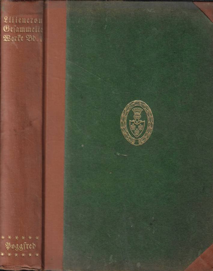 Detlev von Liliencron Gesammelte Werke Vol. I | Immagine principale