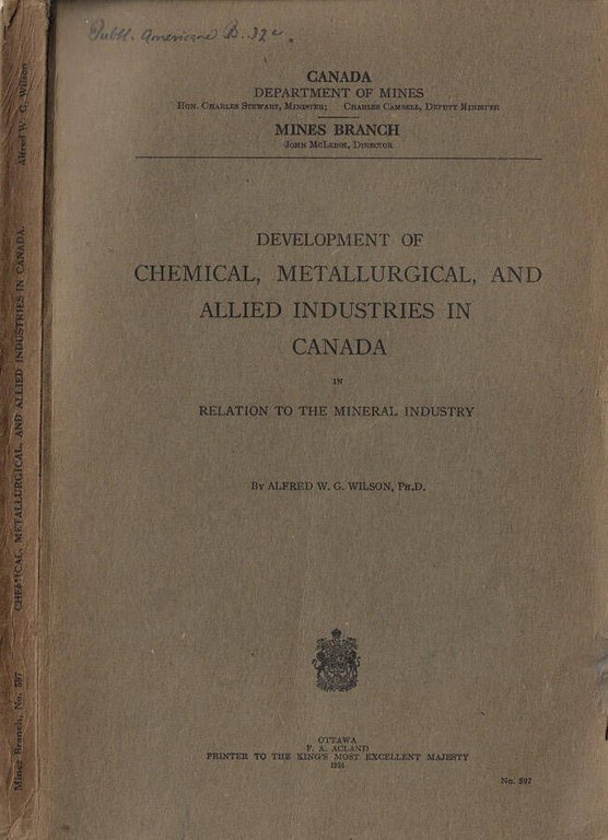 Development of chemical, metallugical, and allied industries in Canada | Immagine Gallery 2