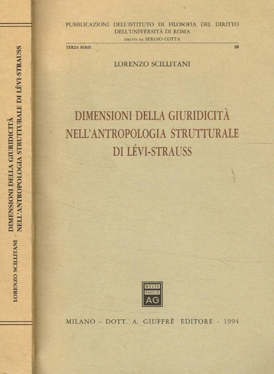 Dimensioni della giuridicità nell'antropologia strutturale di Levi-Strauss