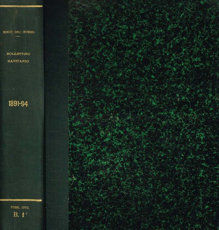 Direzione della Sanità Pubblica. Bollettino sanitario. Anno 1891-92-93-94 | Immagine Gallery 2