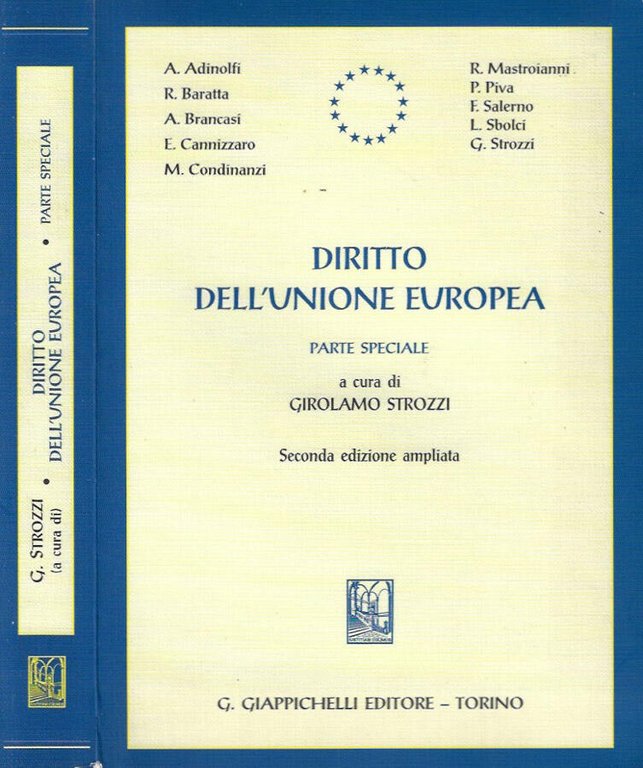 Diritto dell'Unione Europea. Parte Speciale