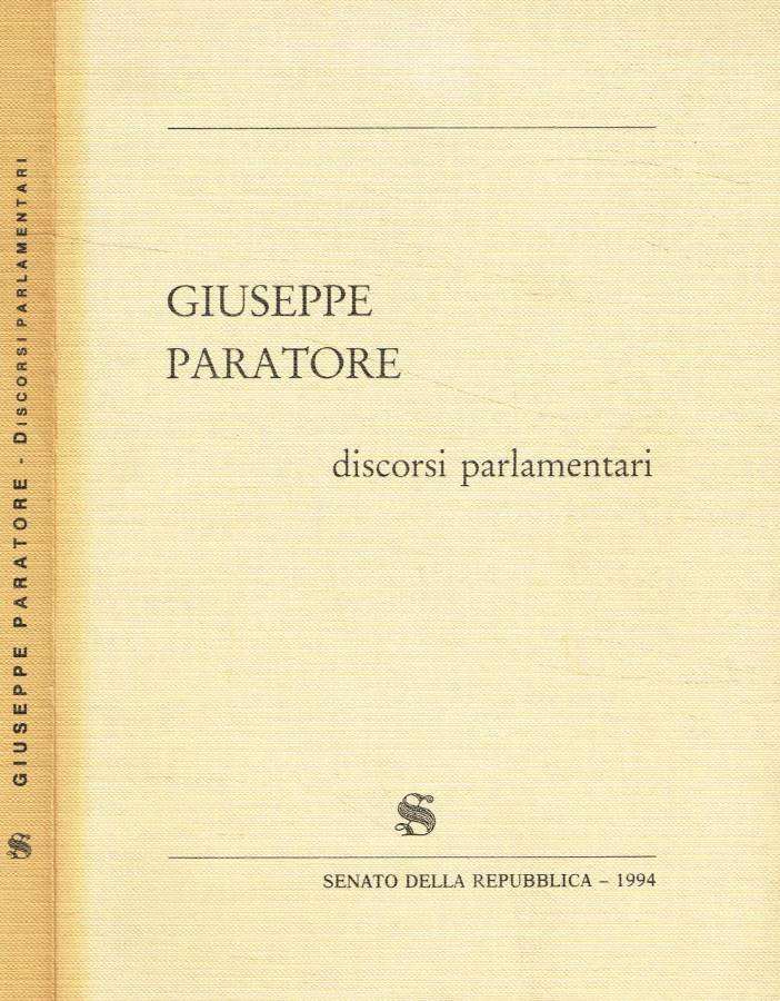 Discorsi parlamentari