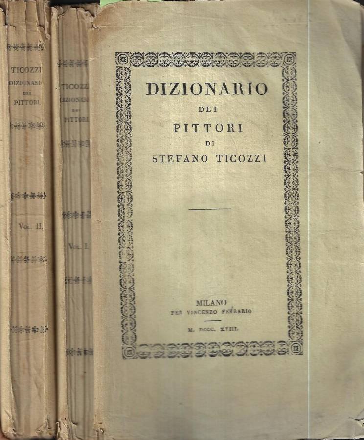 Dizionario dei pittori Vol. I - II