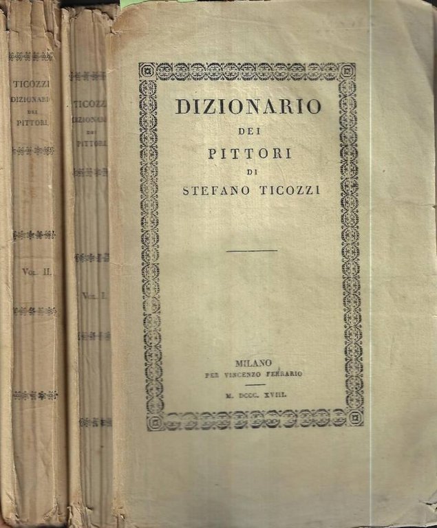 Dizionario dei pittori Vol. I - II