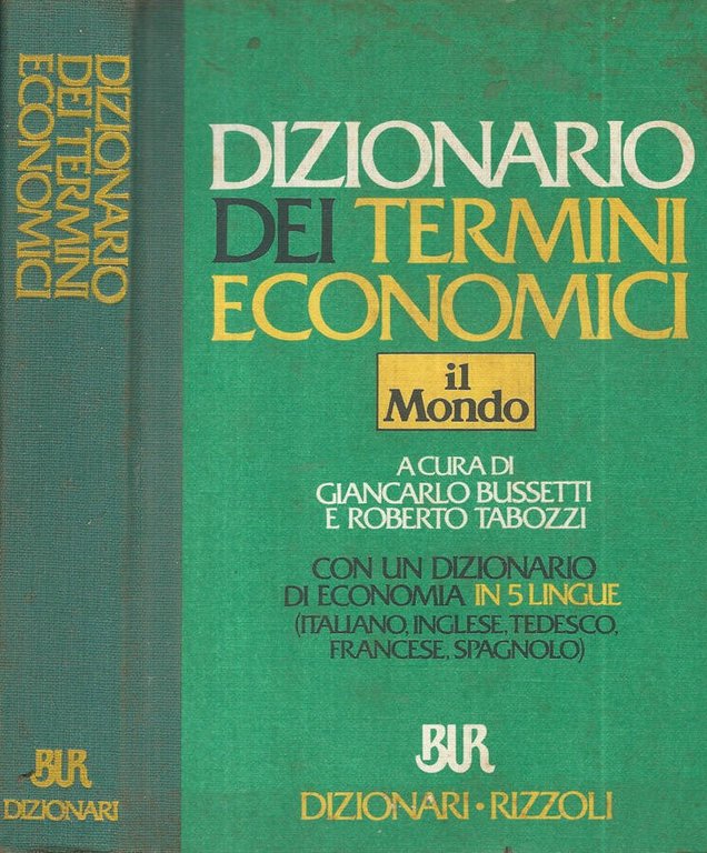 Dizionario dei termini economici