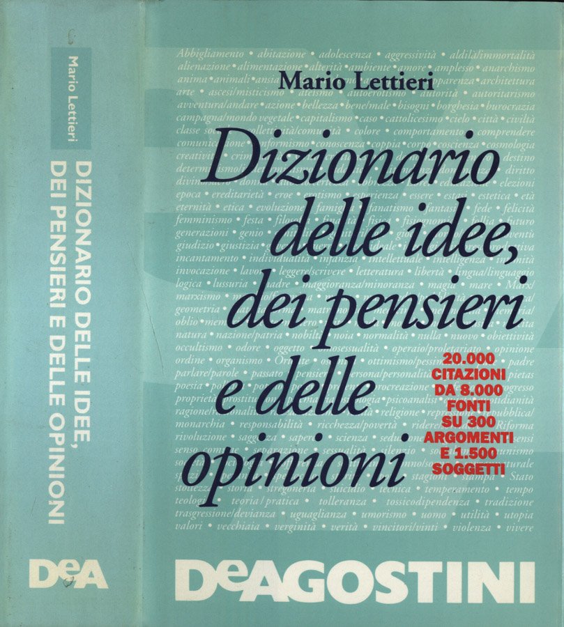 Dizionario delle idee, dei pensieri e delle opinioni | Immagine principale