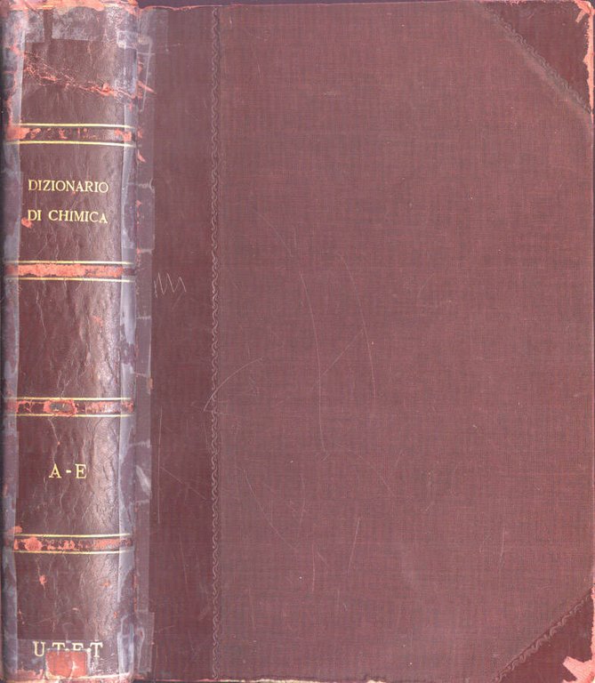 Dizionario di chimica Vol. I