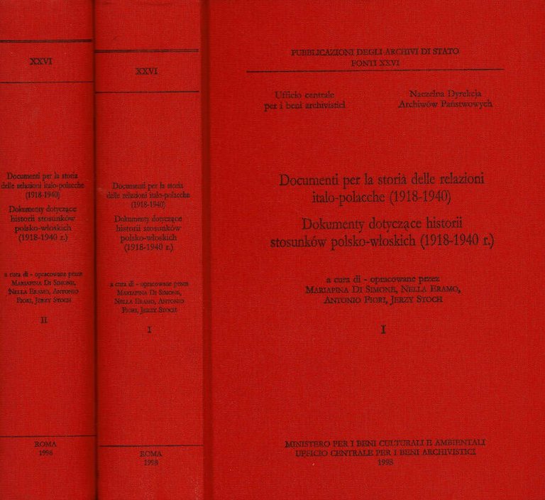Documenti per la storia delle relazioni italo-polacche " 1918 - …