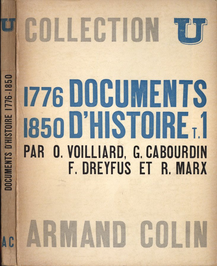 Documents d' histoire 1776 - 1850 Tome I | Immagine principale