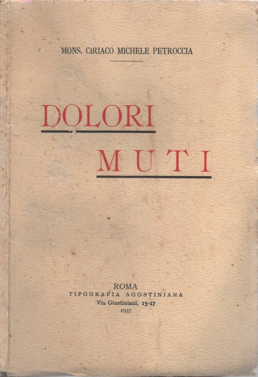 Dolori muti