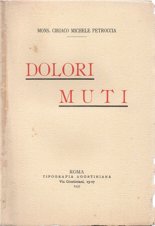 Dolori muti.