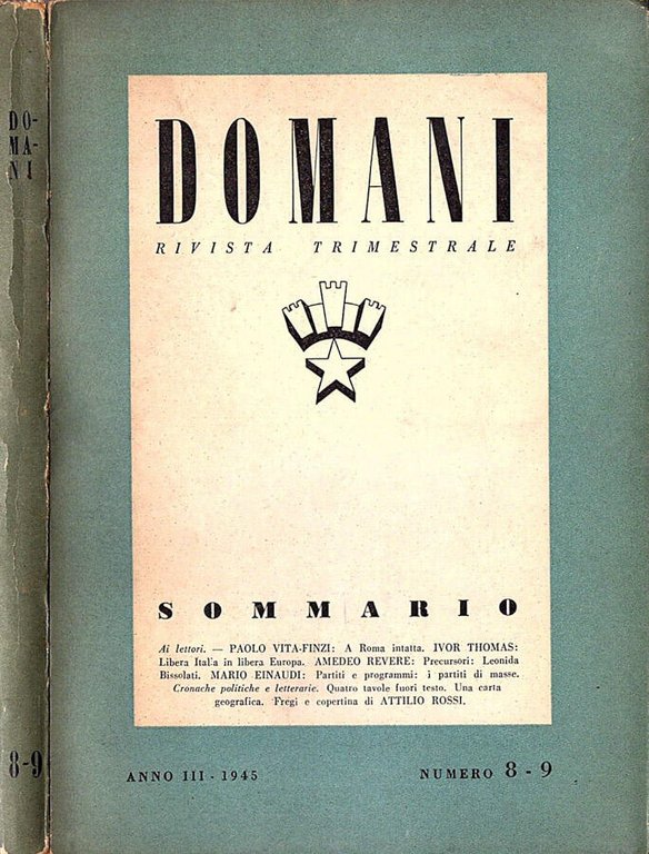 Domani n. 8 - 9. Anno III - 1945 | Immagine Gallery 2