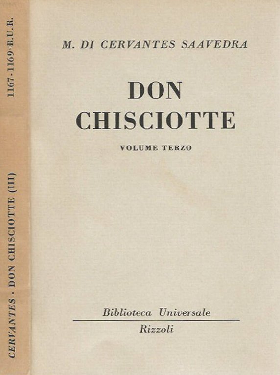 Don Chisciotte vol. III