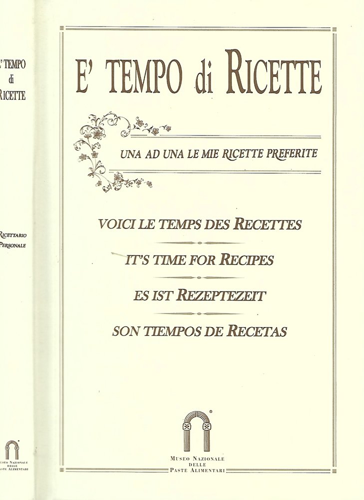 E' tempo di Ricette