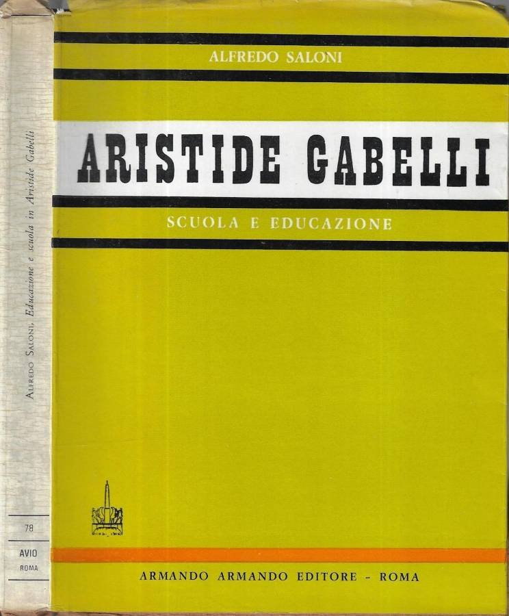 Educazione e scuola in Aristide Gabelli