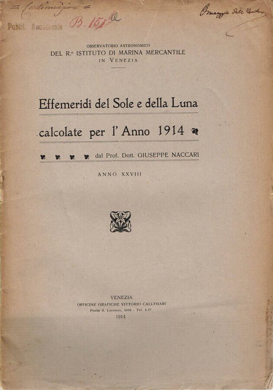 Effemeridi del Sole e della Luna