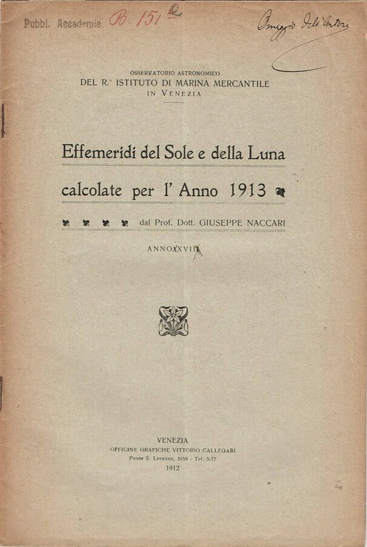 Effemeridi del Sole e della Luna